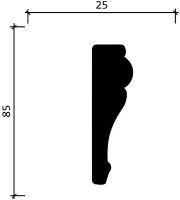 Товар: Молдинг Decor-Dizayn 2000x85x25 мм арт-152A - фото 4 Молдинг Decor-Dizayn 2000x85x25 мм арт-152A — фото 4, Молдинги