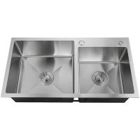 Кухонная мойка Ростовская Мануфактура Сантехники 78 MR-7843 Нержавеющая сталь — фото 2, Кухонные мойки