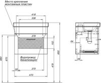 Тумба под раковину Aquanet Нота 50 246955 подвесная Белая — фото 8, Тумбы под раковину