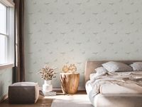 Обои Marburg Essentiell 34790 Винил на флизелине (0,53*10,05) Серый/Коричневый, Птицы — фото 3, Обои для стен