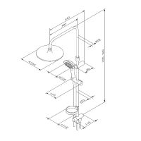 Товар: Душевая система AM.PM Spirit V2.0 F0770A100 Хром - фото 20 Душевая система AM.PM Spirit V2.0 F0770A100 Хром — фото 20, Душевое оборудование. Душевая программа