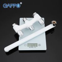 Товар: Смеситель для ванны Gappo G49 G2249 универсальный Белый Хром - фото 16 Смеситель для ванны Gappo G49 G2249 универсальный Белый Хром — фото 16, Смесители