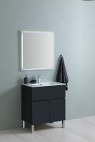 Тумба под раковину Aquanet Алвита New 70 303900 Антрацит — фото 10, Тумбы под раковину