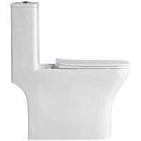 Товар: Унитаз моноблок Royce Viva RCT-151406WH с сиденьем Микролифт - фото 2 Унитаз моноблок Royce Viva RCT-151406WH с сиденьем Микролифт — фото 2, Унитазы