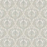 Обои Yasham Echo S-21554-4 Винил на флизелине (1,06*10,05) Бежевый/Голубой/Золото, Дамаск — фото 1, Обои для стен