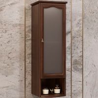 Подвесной шкаф Opadiris Риспекто 30 R 00-00006083 Орех антикварный — фото 1, Мебель для ванной