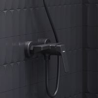 Смеситель для душа Damixa Merkur 402000300 Черный матовый — фото 2, Смесители