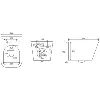 Товар: Комплект унитаза Berges Floe S Rimless с инсталляцией Atom 043369 с сиденьем Микролифт и клавишей смыва Хром глянцевый - фото 17 Комплект унитаза Berges Floe S Rimless с инсталляцией Atom 043369 с сиденьем Микролифт и клавишей смыва Хром глянцевый — фото 17, Унитазы