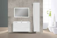 Тумба под раковину Vincea Paola 100 VMC-2P100GW подвесная G.White — фото 4, Тумбы под раковину