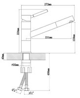 Товар: Смеситель для кухни Florentina Фита 313.18L.1223.104 Бежевый - фото 3 Смеситель для кухни Florentina Фита 313.18L.1223.104 Бежевый — фото 3, Смесители для кухни