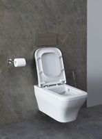 Унитаз Allen Brau Infinity 4.21011.20 подвесной Белый без сиденья — фото 32, Подвесные унитазы