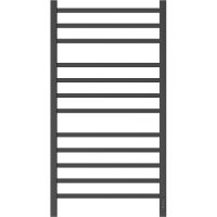 Электрический полотенцесушитель Point Вега PN71850B П12 500x1000 диммер справа Черный — фото 1, Электрические полотенцесушители