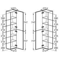 Товар: Шкаф пенал Roca Oleta 35 A857650501 подвесной Белый матовый - фото 10 Шкаф пенал Roca Oleta 35 A857650501 подвесной Белый матовый — фото 10, Мебель для ванной