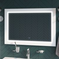 Товар: Зеркало Iddis Oxford 100 ЗЛП112 с подсветкой Белое - фото 2 Зеркало Iddis Oxford 100 ЗЛП112 с подсветкой Белое — фото 2, Зеркала в ванную комнату