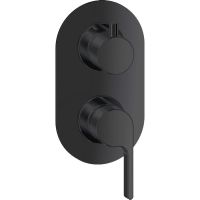 Смеситель для душа Webert DoReMi DR860101560 Черный матовый — фото 1, Смесители