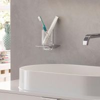 Стакан для зубных щеток Emco Art 1620 001 02 Хром — фото 3, Мыльницы