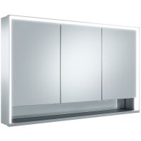 Зеркальный шкаф Keuco Royal Lumos 120 14305 171301 с подсветкой Серебрянный — фото 1, Зеркальные шкафы в ванную