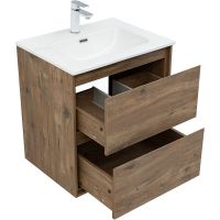 Товар: Тумба под раковину Aquanet Милан 60 336377 подвесная Дуб рустикальный - фото 3 Тумба под раковину Aquanet Милан 60 336377 подвесная Дуб рустикальный — фото 3, Мебель для ванной