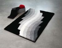 Коврик для ванной комнаты Ridder Streak 90х60 7107310 Черный — фото 2, Коврики для ванной комнаты