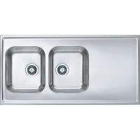 Кухонная мойка Alveus Classic Pro 100 SAT-90 1200x600 1130474 Сатинированная сталь — фото 1, Кухонные мойки