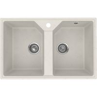 Кухонная мойка Ulgran Practik PR-M 770-001 Белый камень — фото 1, Кухонные мойки