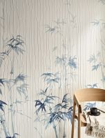 Панно Marburg Crush Motion 63479 Винил на флизелине (0,7*2,7) Белый/Разноцветный, Листья — фото 2, Обои для стен