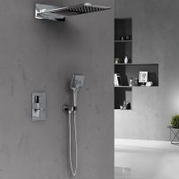 Душевая система Vincea VSFW-103TCH с термостатом Хром — фото 4, Встраиваемые душевые комплекты