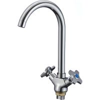 Смеситель для кухни Ростовская Мануфактура Сантехники SL115-274F Хром — фото 1, Смесители