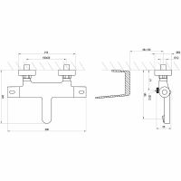 Товар: Смеситель для ванны Ravak Termo 300 TE 023.00/150 X070097 с термостатом Хром - фото 4 Смеситель для ванны Ravak Termo 300 TE 023.00/150 X070097 с термостатом Хром — фото 4, Смеситель для ванны