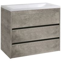 Тумба под раковину Art&Max Family-1000-3C-PIA-CV Цемент — фото 1, Мебель для ванной