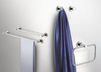 Кольцо для полотенец Colombo Design Plus W4931.GM Grafite Mat — фото 3, Полотенцедержатели