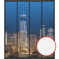 Фреска Ortograf Небоскребы 33498 Фактура бархат FX Флизелин (2,4*2,8) Синий/Бежевый, Город — фото 1, Фрески