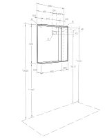 Товар: Зеркало со шкафом Aquaton Стоун 80 R 1A228302SX850 с подсветкой Сосна арлингтон - фото 5 Зеркало со шкафом Aquaton Стоун 80 R 1A228302SX850 с подсветкой Сосна арлингтон — фото 5, Мебель для ванной