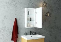 Зеркальный шкаф Континент Allure LED 35 R МВК056 с подсветкой Белый — фото 9, Зеркальные шкафы в ванную