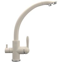 Смеситель для кухни Ulgran Quartz UQ-017-02 Лен — фото 1, Смесители