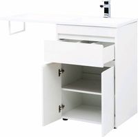 Тумба с раковиной Aquanet Токио 120 R 239210 Белая — фото 6, Мебель для ванной