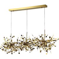 Подвесной светильник Crystal Lux Garden SP3х3 L1200 Gold Золото — фото 1, Подвесные светильники