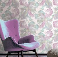 Обои Fipar Brilla R 23543 Винил на флизелине (1,06*10,05) Бежевый/Зеленый/Розовый, Абстракция/Мрамор — фото 4, Обои для стен