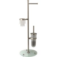 Напольная стойка WasserKRAFT Ammer K-1236 Хром матовый — фото 1, Стойки - набор держателей