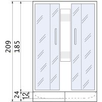 Товар: Душевой уголок River Morava XL 80x80 МТ 10000003389 без поддона - фото 4 Душевой уголок River Morava XL 80x80 МТ 10000003389 без поддона — фото 4, Душевые уголки