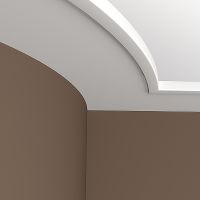 Карниз гибкий Европласт 1.50.156 2000x30x30 мм — фото 2, Карнизы