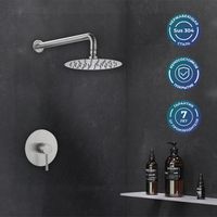 Душевая система Ростовская Мануфактура Сантехники SUS129-1 Нержавеющая сталь — фото 4, Душевое оборудование. Душевая программа