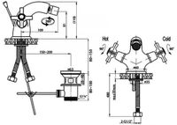Товар: Смеситель для биде Cezares Lord LORD-BS1-01 Хром - фото 2 Смеситель для биде Cezares Lord LORD-BS1-01 Хром — фото 2, Смесители для биде