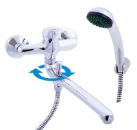 Смеситель для ванны Rav Slezak Sazava Хром арт-SA057.5 — фото 1, Смеситель для ванны