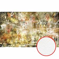 Фреска Ortograf Urban art 33571 Фактура бархат FX Флизелин (5*3) Желтый/Оранжевый, Город/Абстракция — фото 1, Фрески