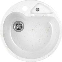 Кухонная мойка Domaci Бьелла DMC-08K GWS-08K-331 Белая — фото 1, Кухонные мойки