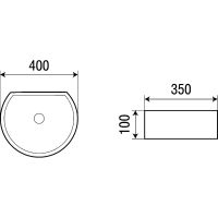 Товар: Раковина-чаша WeltWasser Elbach 3041 40 10000004569 Белый глянец - фото 4 Раковина-чаша WeltWasser Elbach 3041 40 10000004569 Белый глянец — фото 4, Раковины