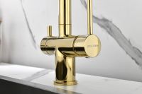 Товар: Смеситель для кухни Paulmark Serpentine Se213222-G Золото - фото 16 Смеситель для кухни Paulmark Serpentine Se213222-G Золото — фото 16, Смесители