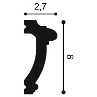 Молдинг Orac Decor PX113 2000x60x27 мм — фото 2, Молдинги