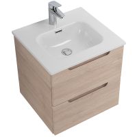 Тумба под раковину BelBagno Etna 50 ETNA-500-2C-SO-RG подвесная Rovere Grigio — фото 3, Тумбы под раковину